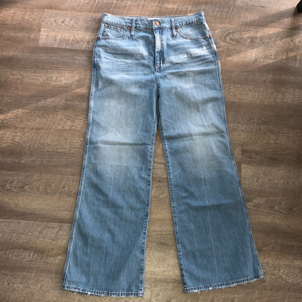 Madewell 11" High-Rise Flare Jeans